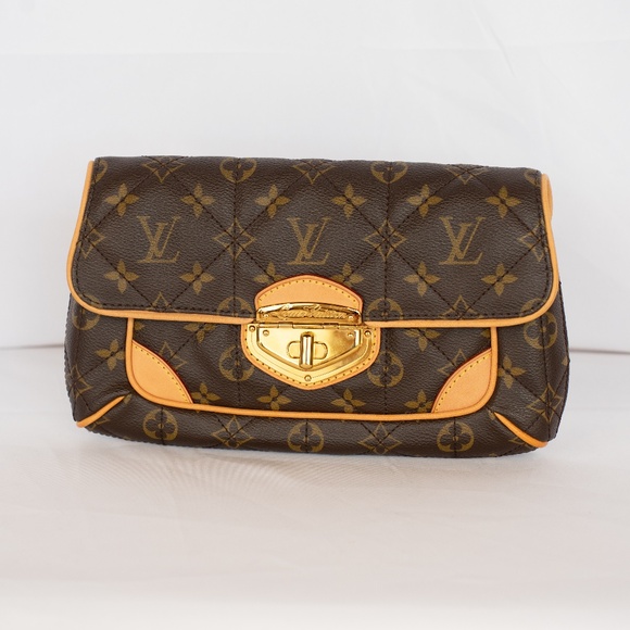 Louis Vuitton Brown Monogram Coated Canvas Etoile Clutch - Picture 1 of 6